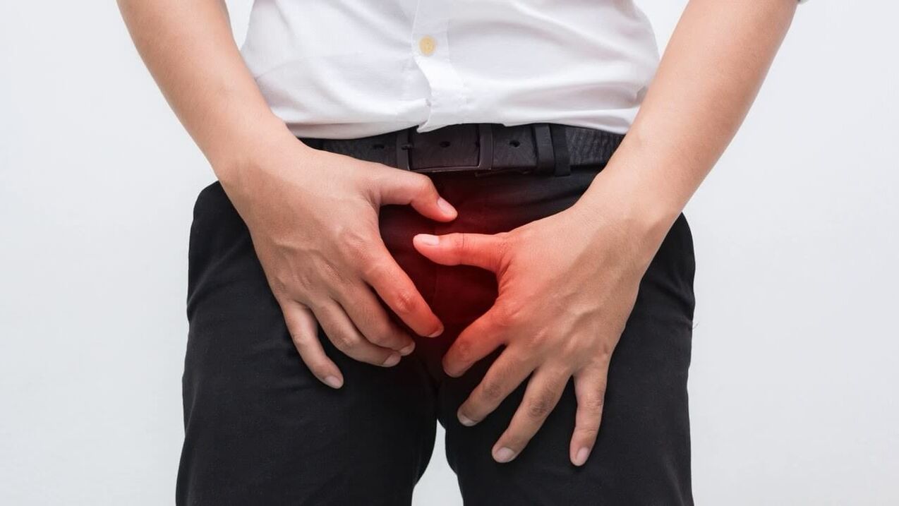 pain in the genitals with prostatitis